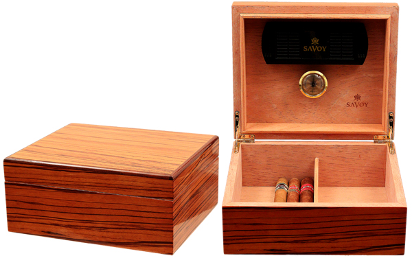 Savoy Zebrawood Small Humidor