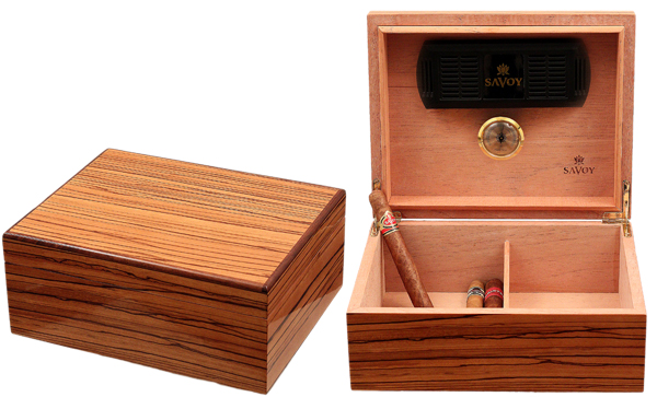 Savoy Zebrawood Medium Humidor
