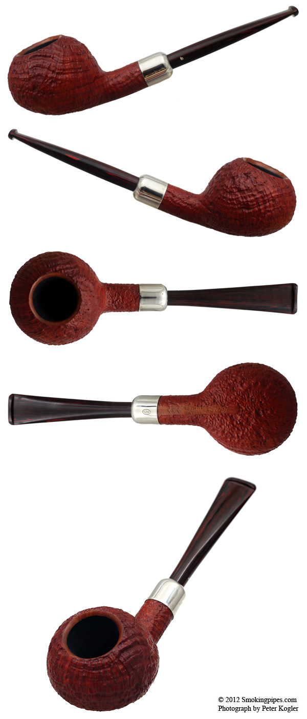 Sandblasted Tomato with Silver Army Mount (Three Clubs)
