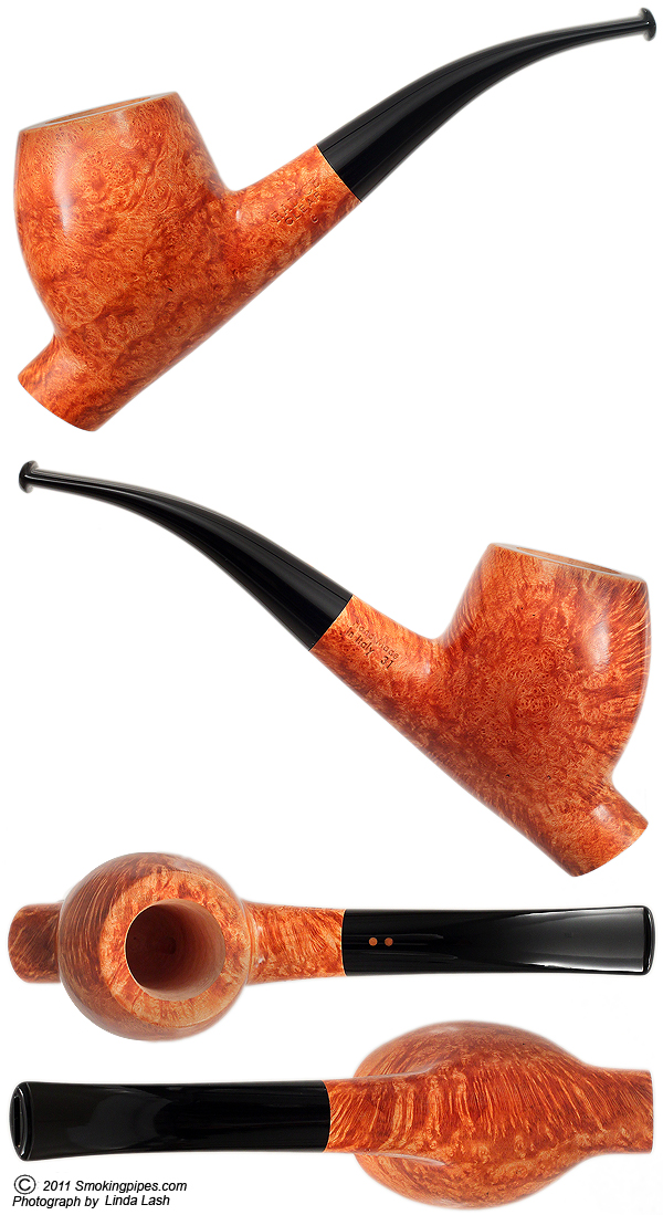 Clear Bent Billiard Sitter (G)