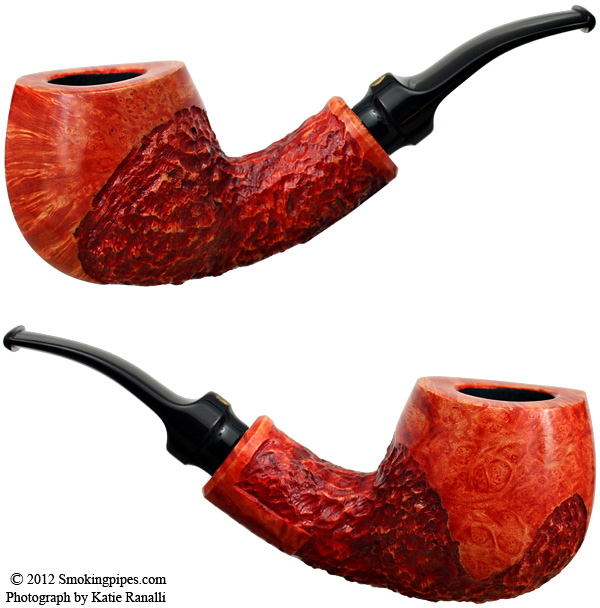 Crown Partially Rusticated Bent Billiard (Viking)