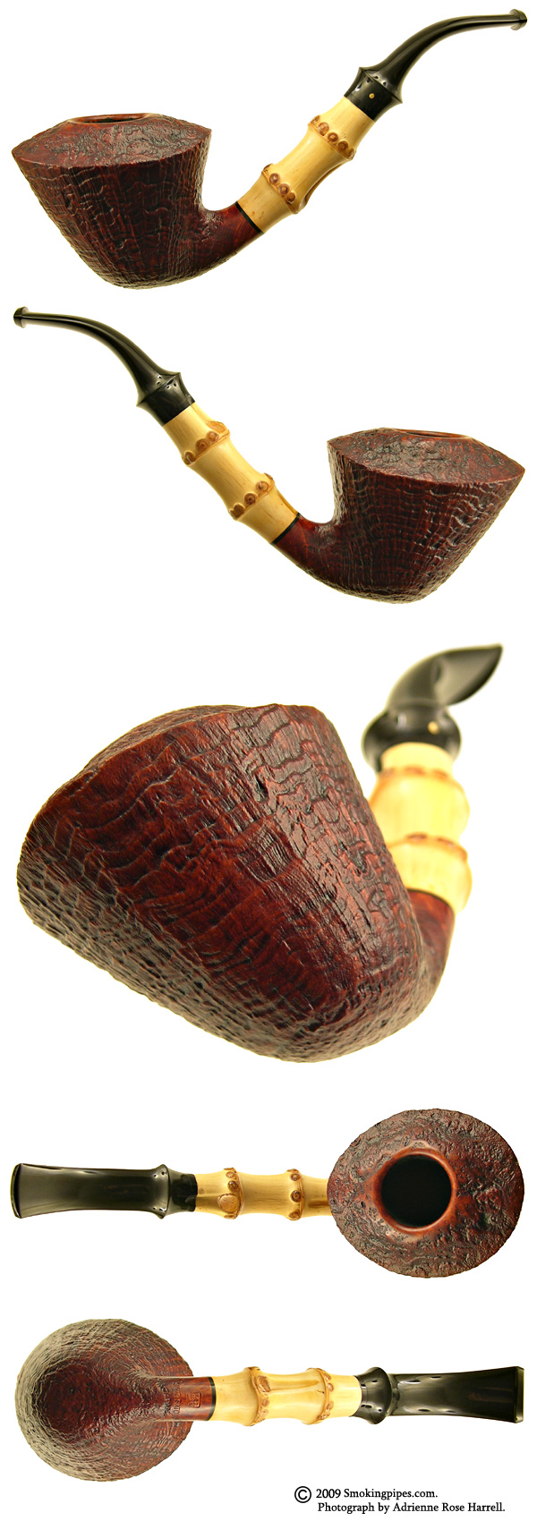 Sandblasted Bent Dublin with Bamboo