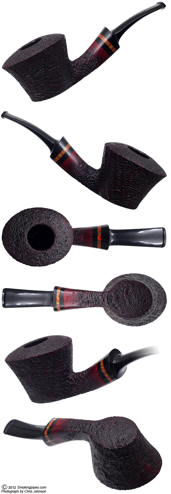 Sandblasted Bent Dublin Sitter with Tsuishu