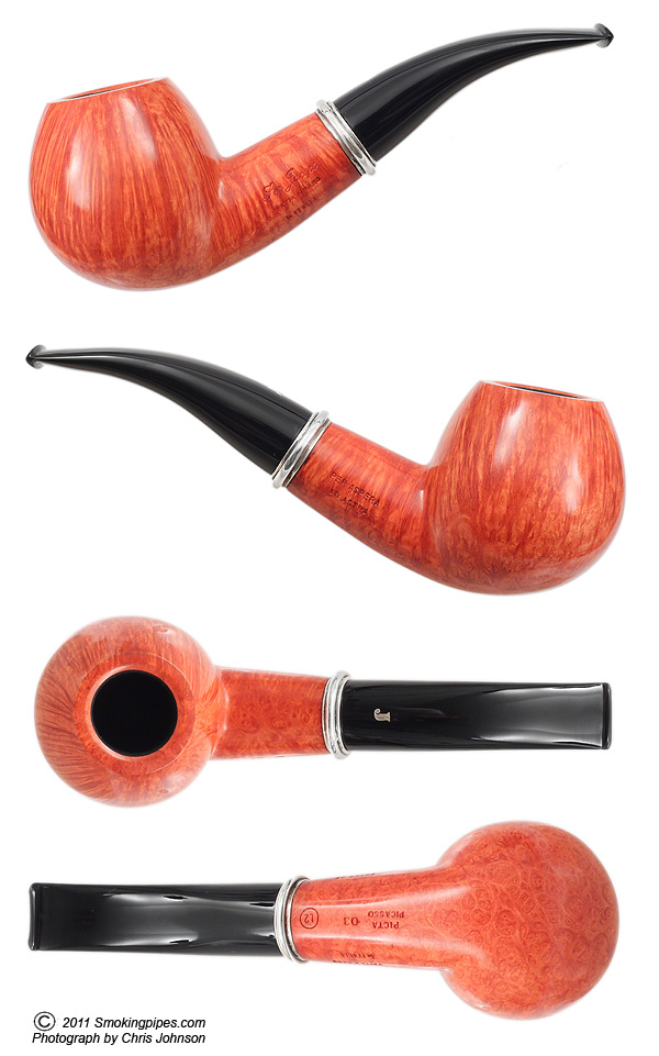 Picta Picasso Natural Bent Apple with Silver (L2) (03)