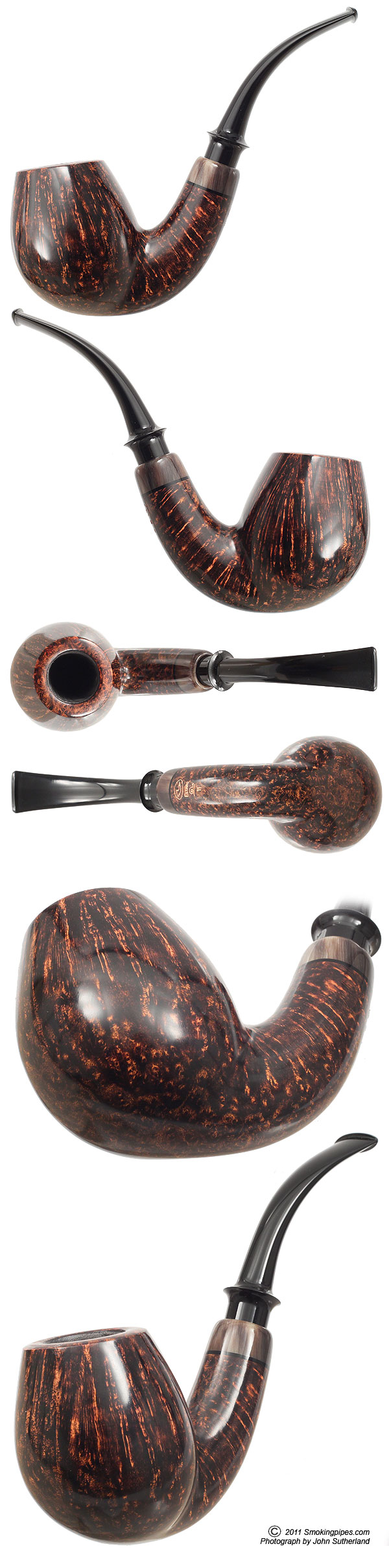 Smooth Bent Brandy with Horn (Snail)