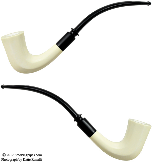 Smooth Paneled Bent Billiard Churchwarden