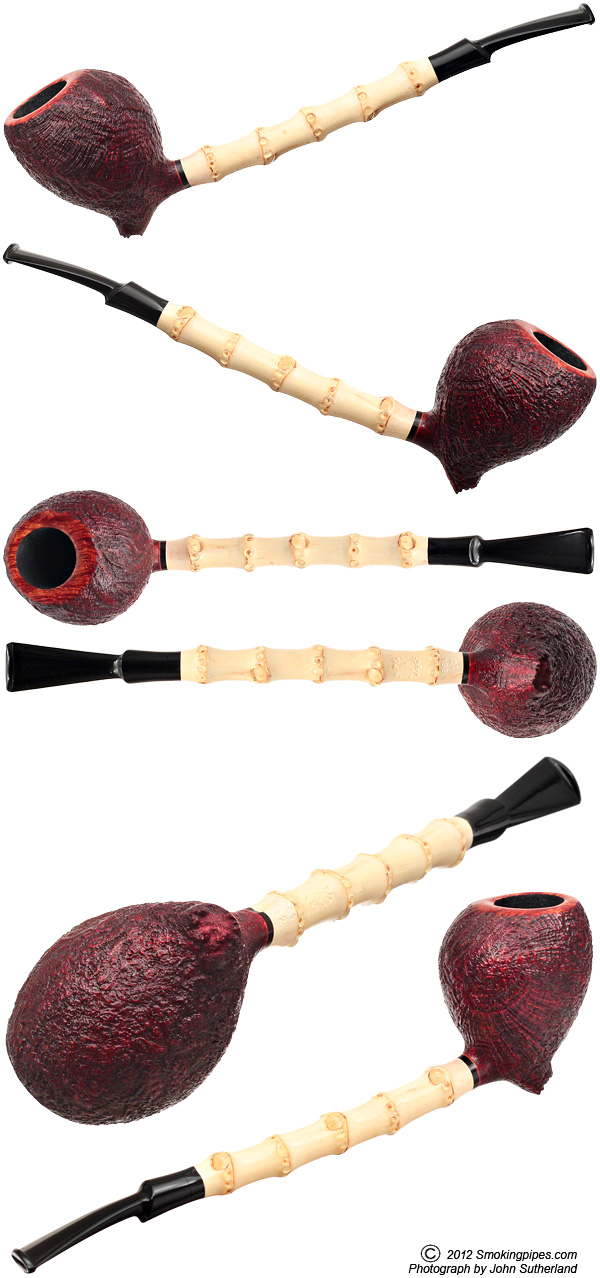Sandblasted Gourd with Bamboo