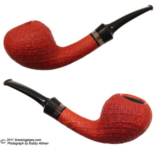 Sandblasted Bent Acorn with Horn