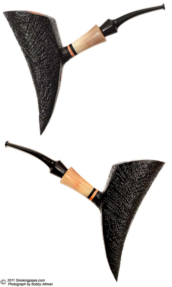 Sandblasted Freehand with Horn