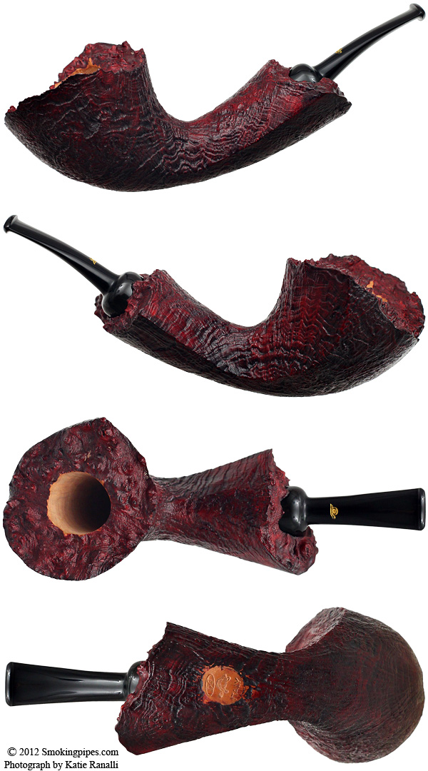 Sandblasted Freehand Bent Dublin (Turtle)