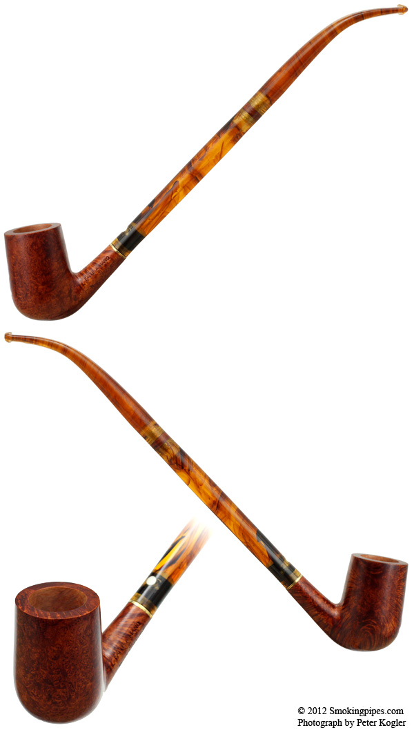 Mauro Armellini Smooth Bent Billiard Churchwarden