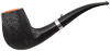 Pettinate Bent Billiard with Silver Band