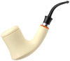 Extra Extra Large Smooth Freehand Bent Billiard with Silver