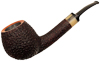 Rusticated Bent Apple with Faux Horn