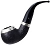 Peterson Sandblasted Silver Cap (9mm) (Unsmoked)